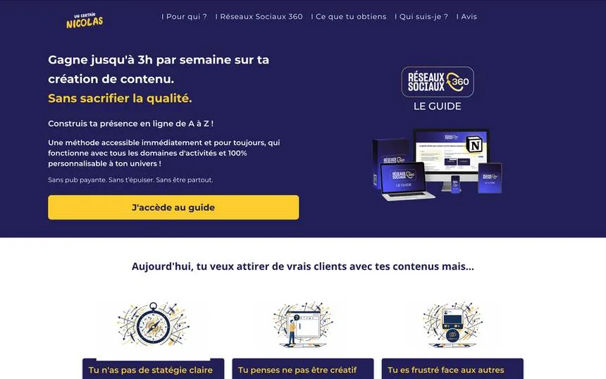 Projet Un Certain Nicolas